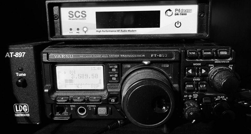 SCS DR-7800 and Yaesu FT-897